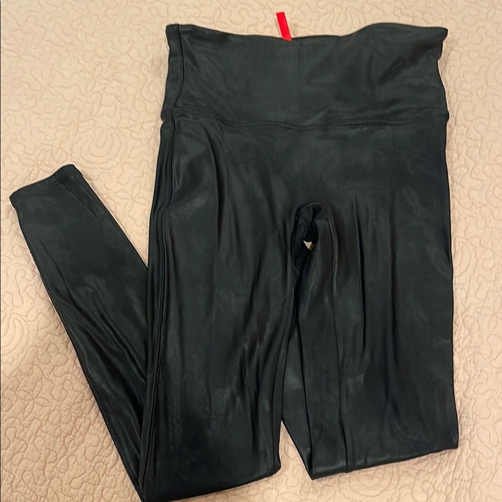 Black High-Waisted Spanx Leggings